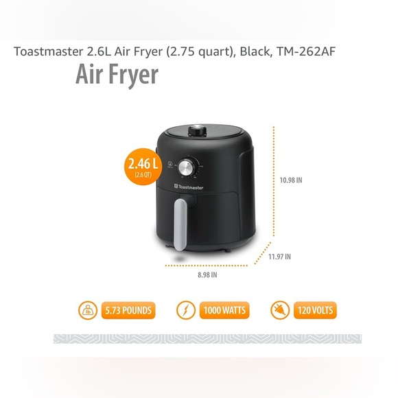 🆕 in Box Toastmaster 2.6qt Air Fryer - Picture 6 of 12